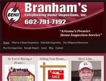 Tablet Screenshot of branham-inc.com